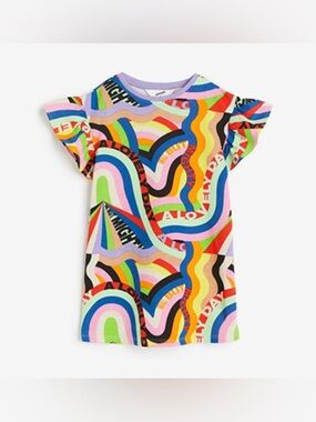 Lakwena x H&M Collection Patterned Sweatshirt Dress